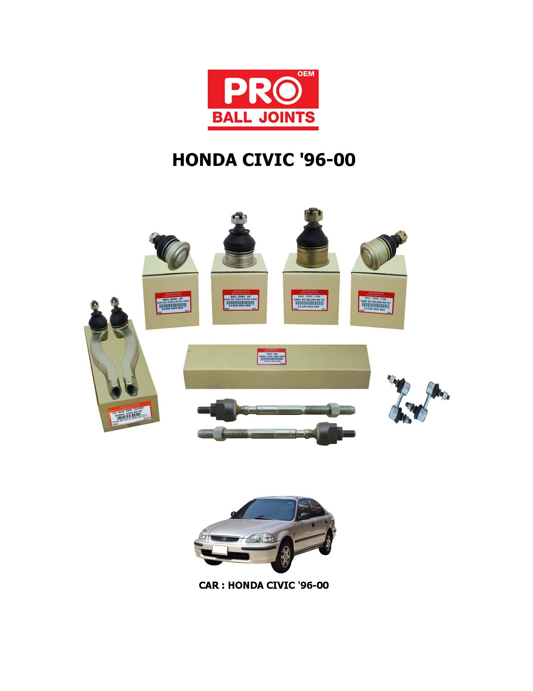 .ALL CAR : HONDA CIVIC '96-00